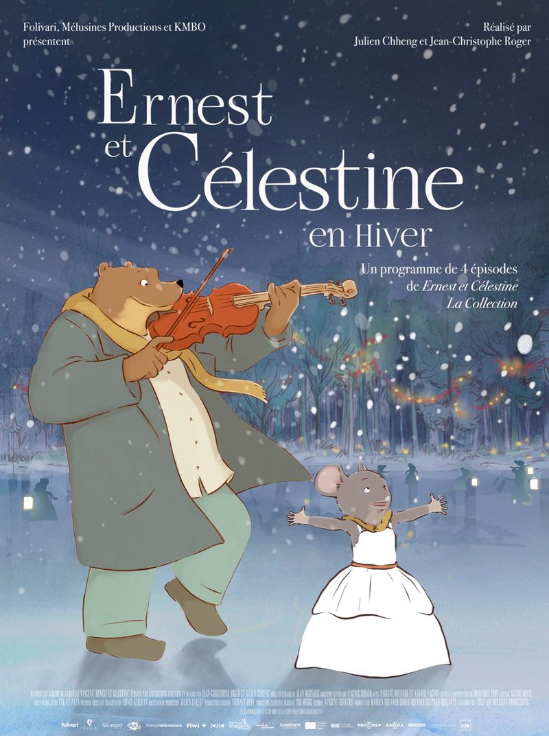 Ernestas ir Selestina žiemą